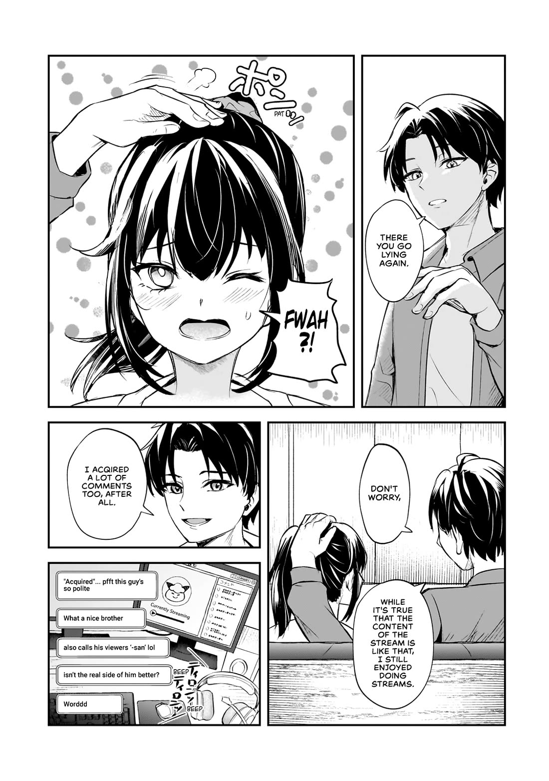 A Toxic 20-Year-Old Game Streamer Accidentally Reveals His Nice Personality Because He Forgot to End the Stream Chapter 1 page 14 - Chapter 1: The Agitated Oni-chan