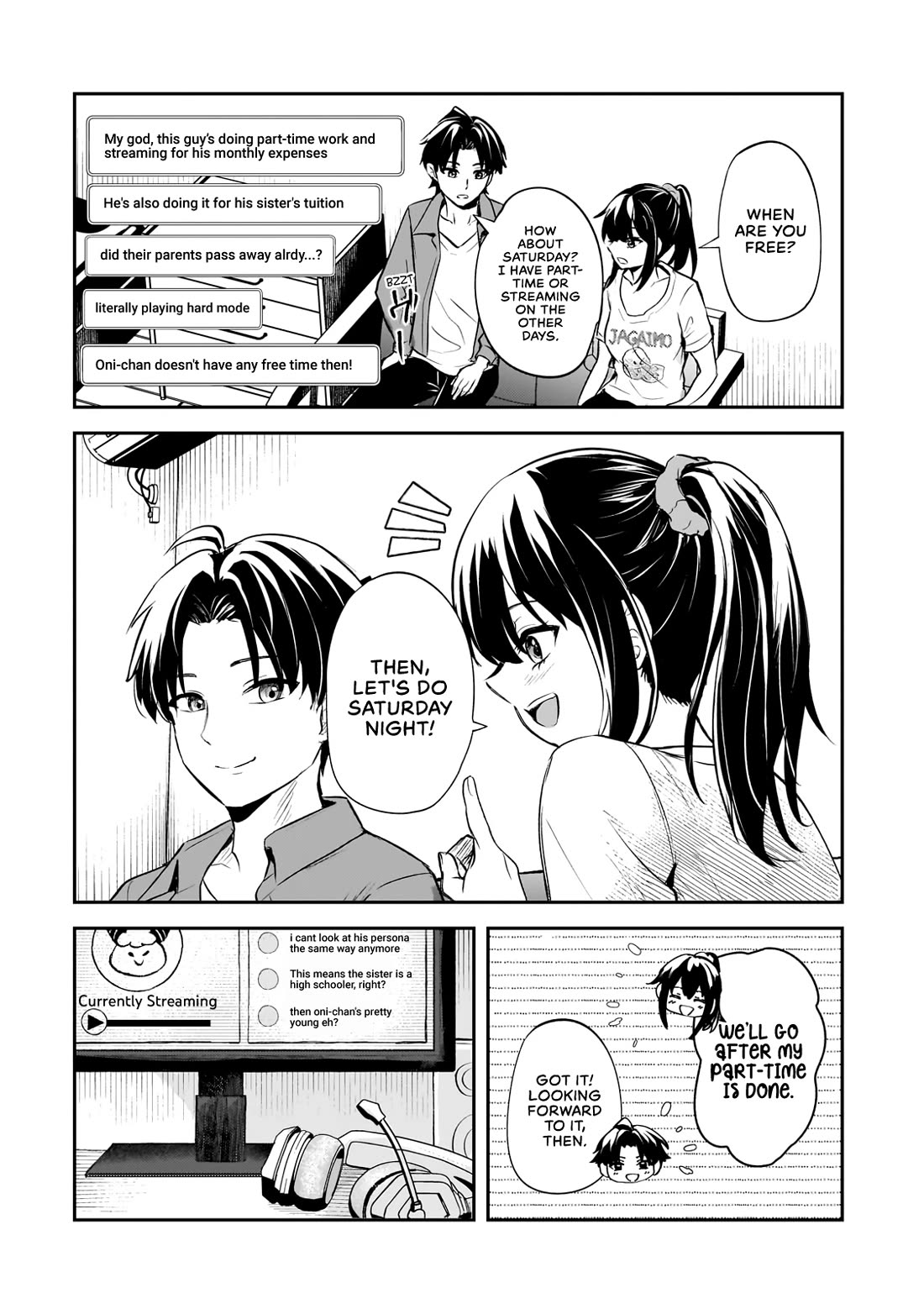 A Toxic 20-Year-Old Game Streamer Accidentally Reveals His Nice Personality Because He Forgot to End the Stream Chapter 1 page 17 - Chapter 1: The Agitated Oni-chan
