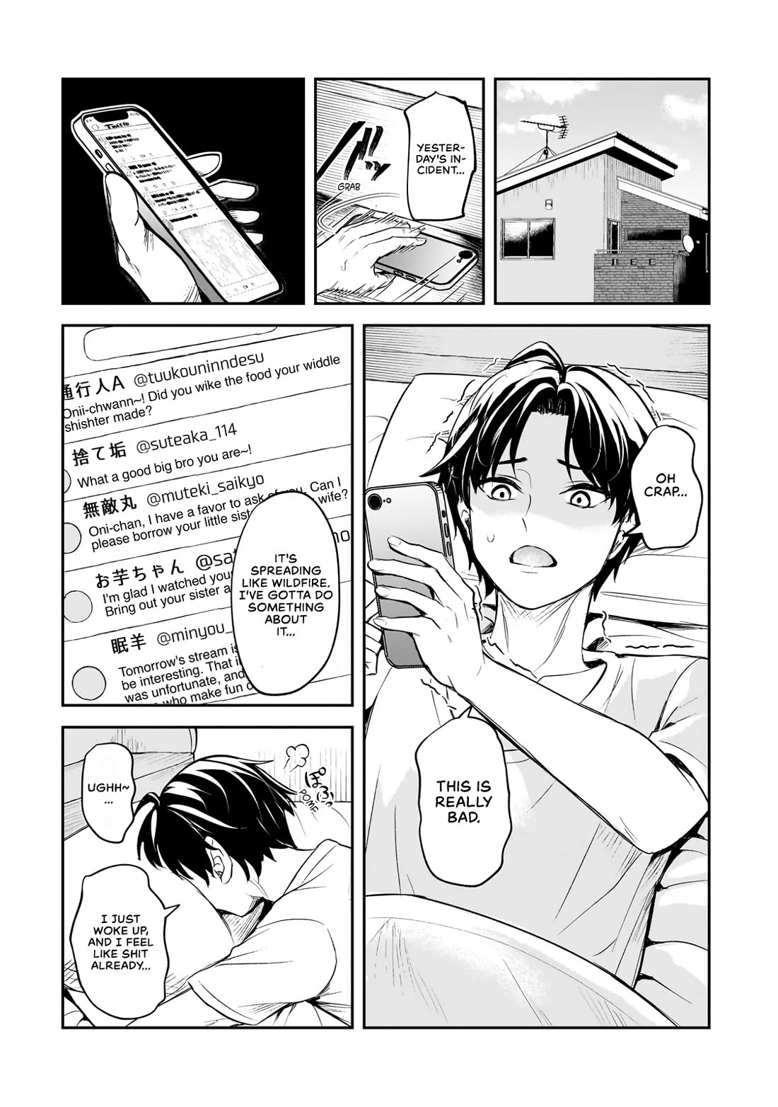 A Toxic 20-Year-Old Game Streamer Accidentally Reveals His Nice Personality Because He Forgot to End the Stream Chapter 1 page 23 - Chapter 1: The Agitated Oni-chan