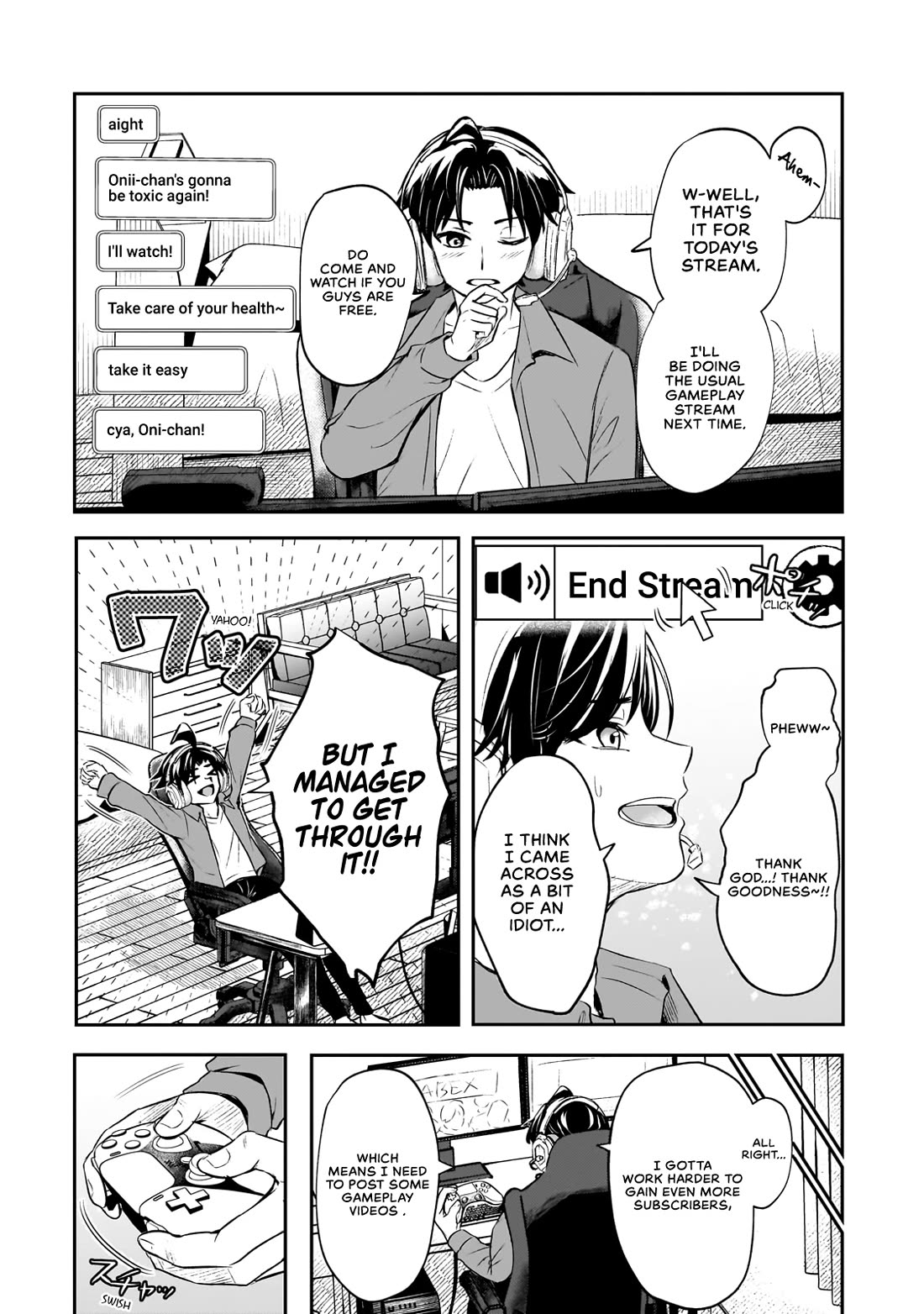 A Toxic 20-Year-Old Game Streamer Accidentally Reveals His Nice Personality Because He Forgot to End the Stream Chapter 1 page 41 - Chapter 1: The Agitated Oni-chan