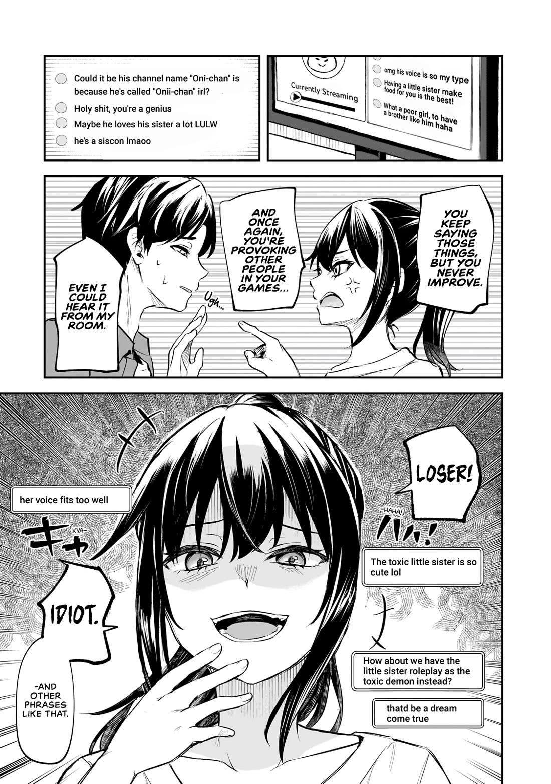 A Toxic 20-Year-Old Game Streamer Accidentally Reveals His Nice Personality Because He Forgot to End the Stream Chapter 1 page 9 - Chapter 1: The Agitated Oni-chan