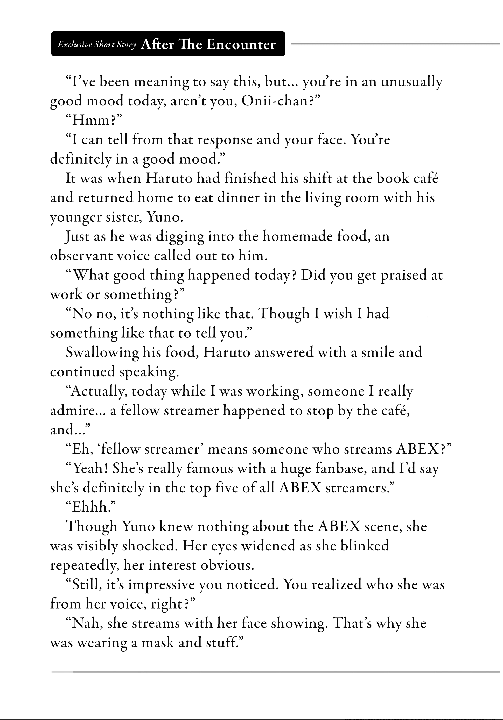 A Toxic 20-Year-Old Game Streamer Accidentally Reveals His Nice Personality Because He Forgot to End the Stream Chapter 10.5 page 2 - Chapter 10.5: Vol. 2 Special Chapter
