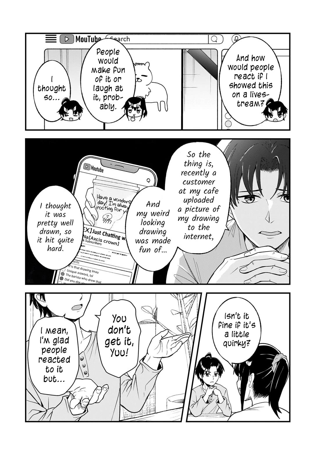 A Toxic 20-Year-Old Game Streamer Accidentally Reveals His Nice Personality Because He Forgot to End the Stream Chapter 11 page 13 - Chapter 11: The Nice Barista