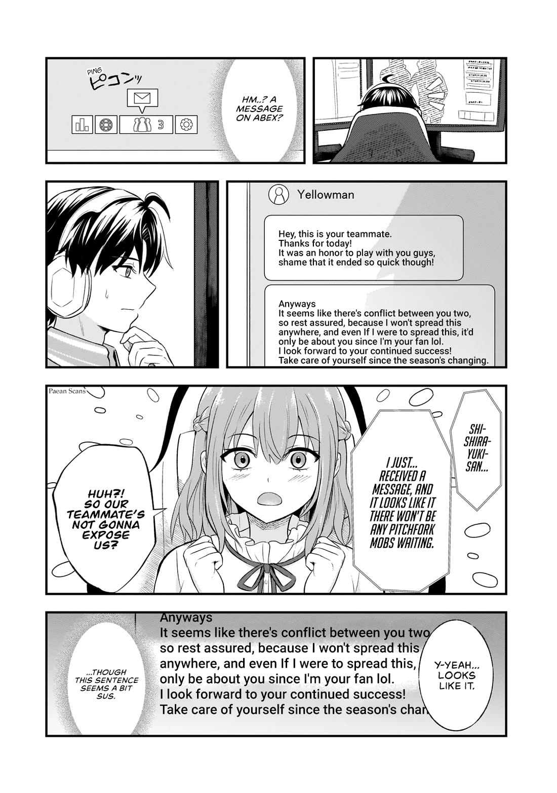 A Toxic 20-Year-Old Game Streamer Accidentally Reveals His Nice Personality Because He Forgot to End the Stream Chapter 5.1 page 11 - Chapter 5.1: Thank You for This Issue