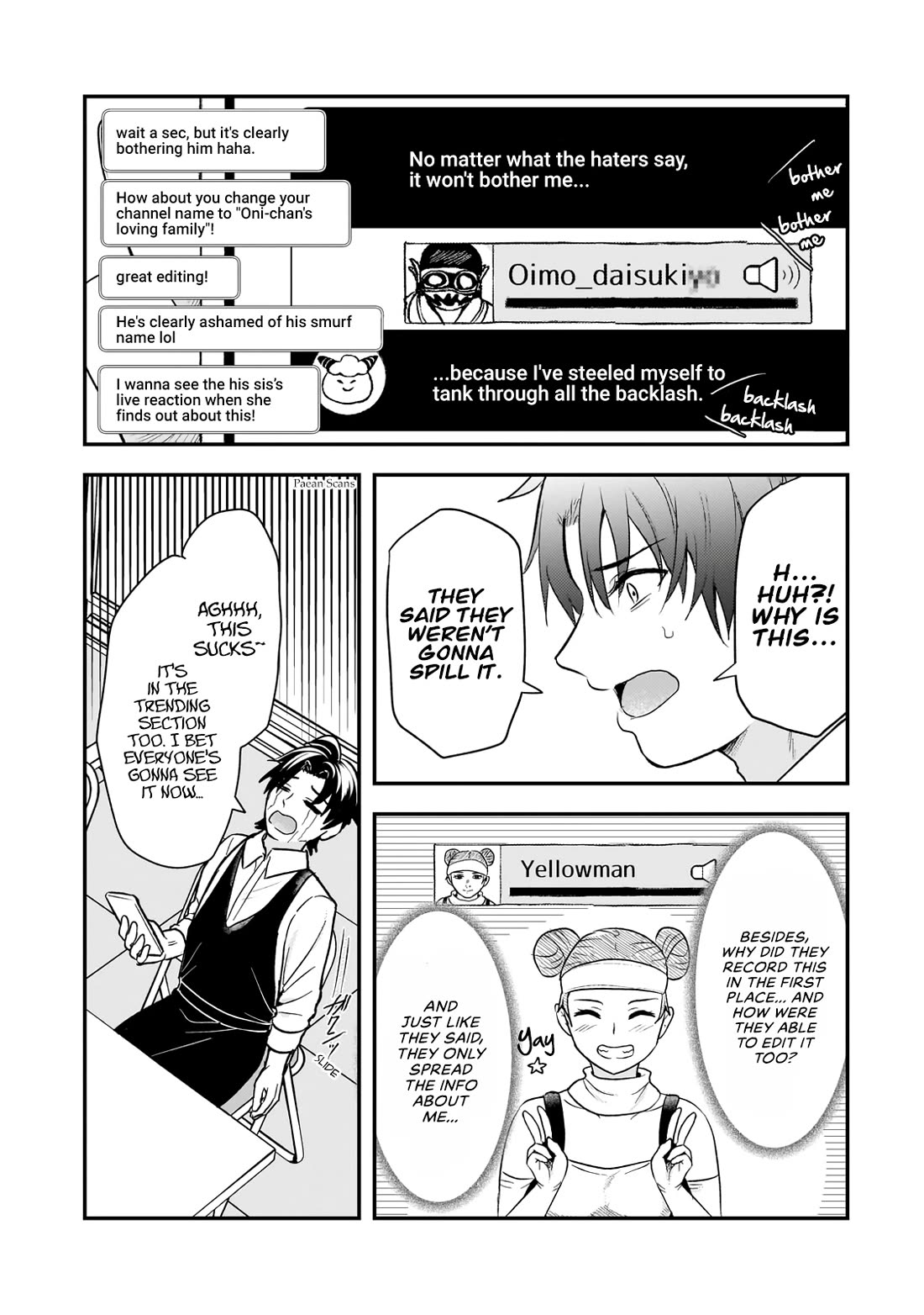 A Toxic 20-Year-Old Game Streamer Accidentally Reveals His Nice Personality Because He Forgot to End the Stream Chapter 5.1 page 14 - Chapter 5.1: Thank You for This Issue