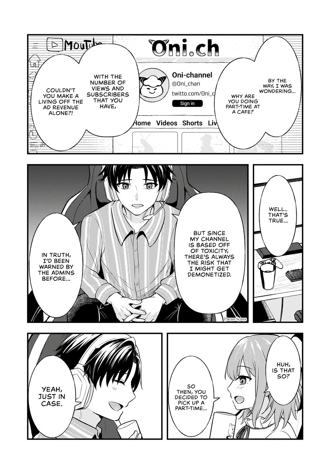 A Toxic 20-Year-Old Game Streamer Accidentally Reveals His Nice Personality Because He Forgot to End the Stream Chapter 5.1 page 5 - Chapter 5.1: Thank You for This Issue