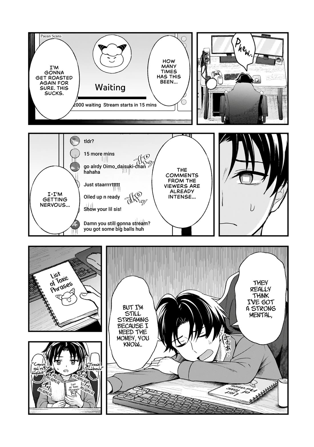 A Toxic 20-Year-Old Game Streamer Accidentally Reveals His Nice Personality Because He Forgot to End the Stream Chapter 6.1 page 14 - Chapter 6.1: What's Going On?