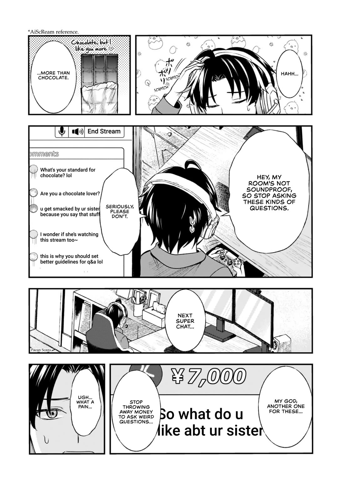 A Toxic 20-Year-Old Game Streamer Accidentally Reveals His Nice Personality Because He Forgot to End the Stream Chapter 6.2 page 4 - Chapter 6.2: What's Going On?