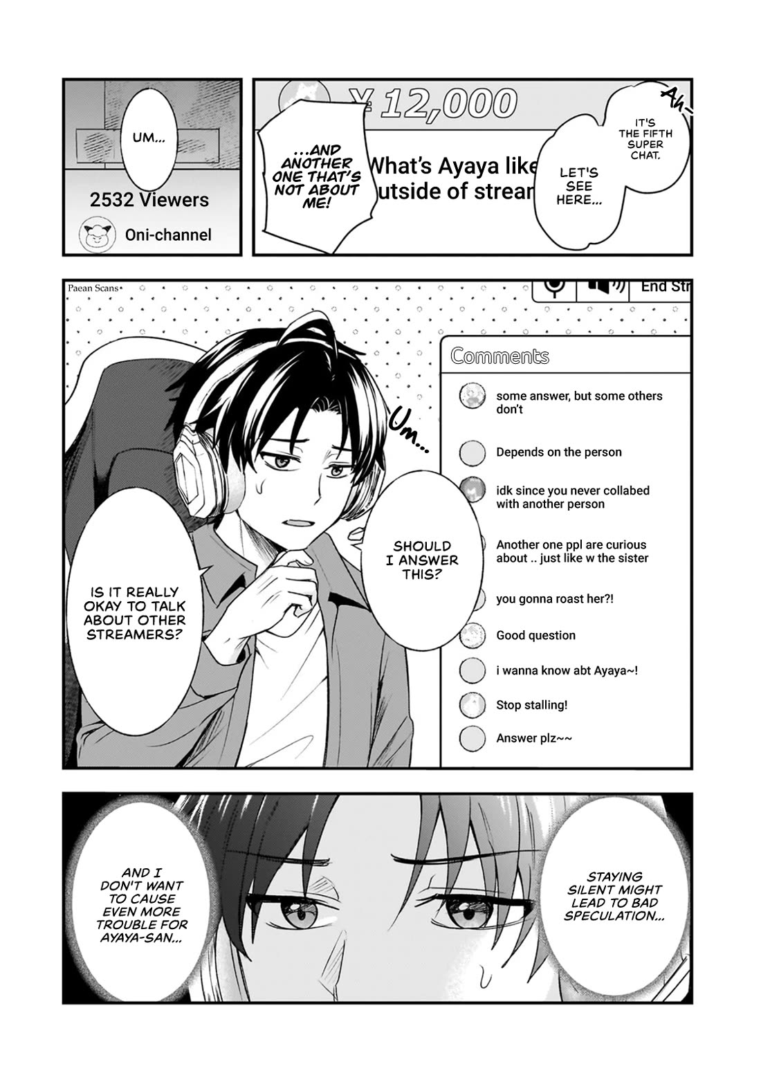A Toxic 20-Year-Old Game Streamer Accidentally Reveals His Nice Personality Because He Forgot to End the Stream Chapter 6.2 page 6 - Chapter 6.2: What's Going On?