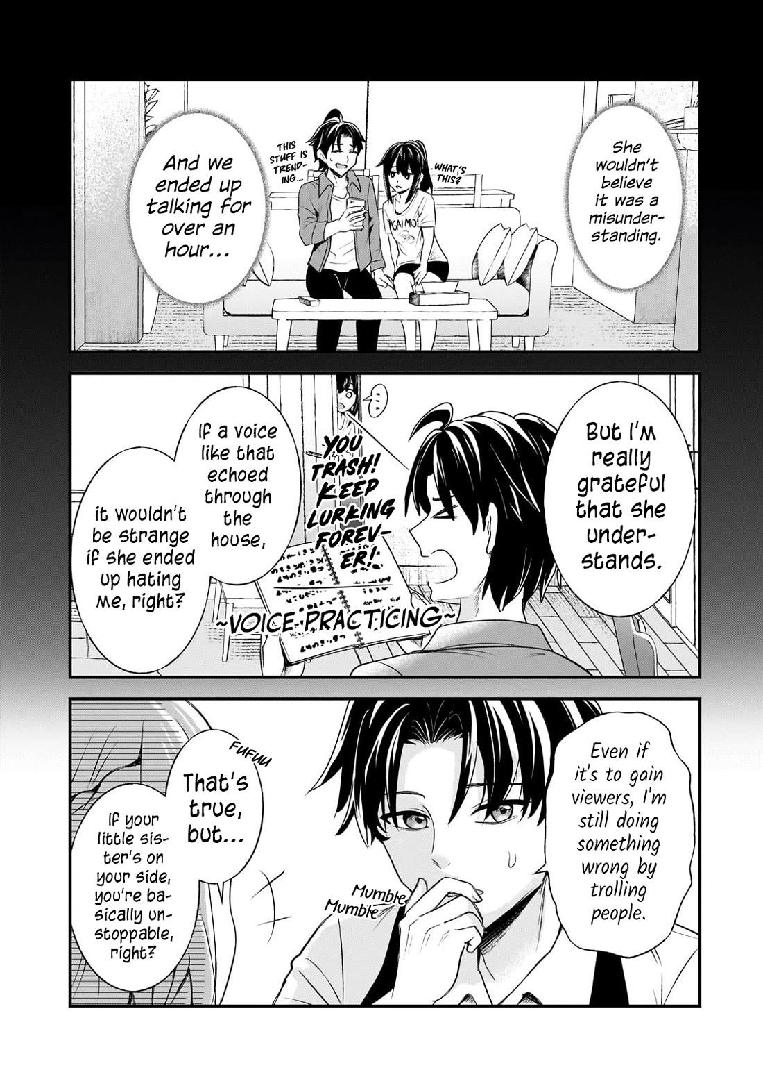 A Toxic 20-Year-Old Game Streamer Accidentally Reveals His Nice Personality Because He Forgot to End the Stream Chapter 7 page 14 - Chapter 7: The Next Goal