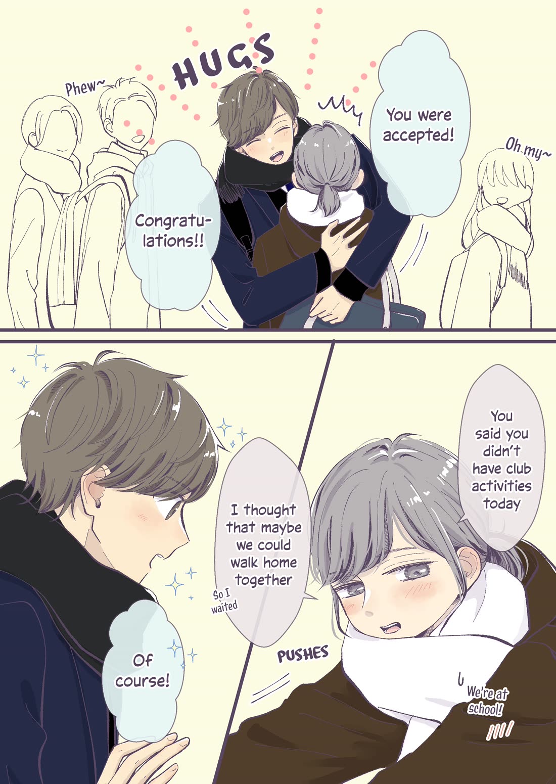A Two-Year Age Gap Between Childhood Friends Chapter 13.1 page 3 - Chapter 13.1: High School Arc (First Time) Part 1