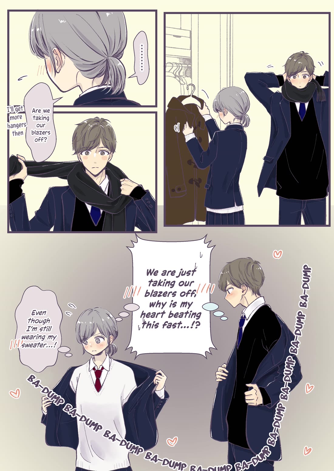 A Two-Year Age Gap Between Childhood Friends Chapter 13.2 page 4 - Chapter 13.2: High School Arc (First Time) Part 2