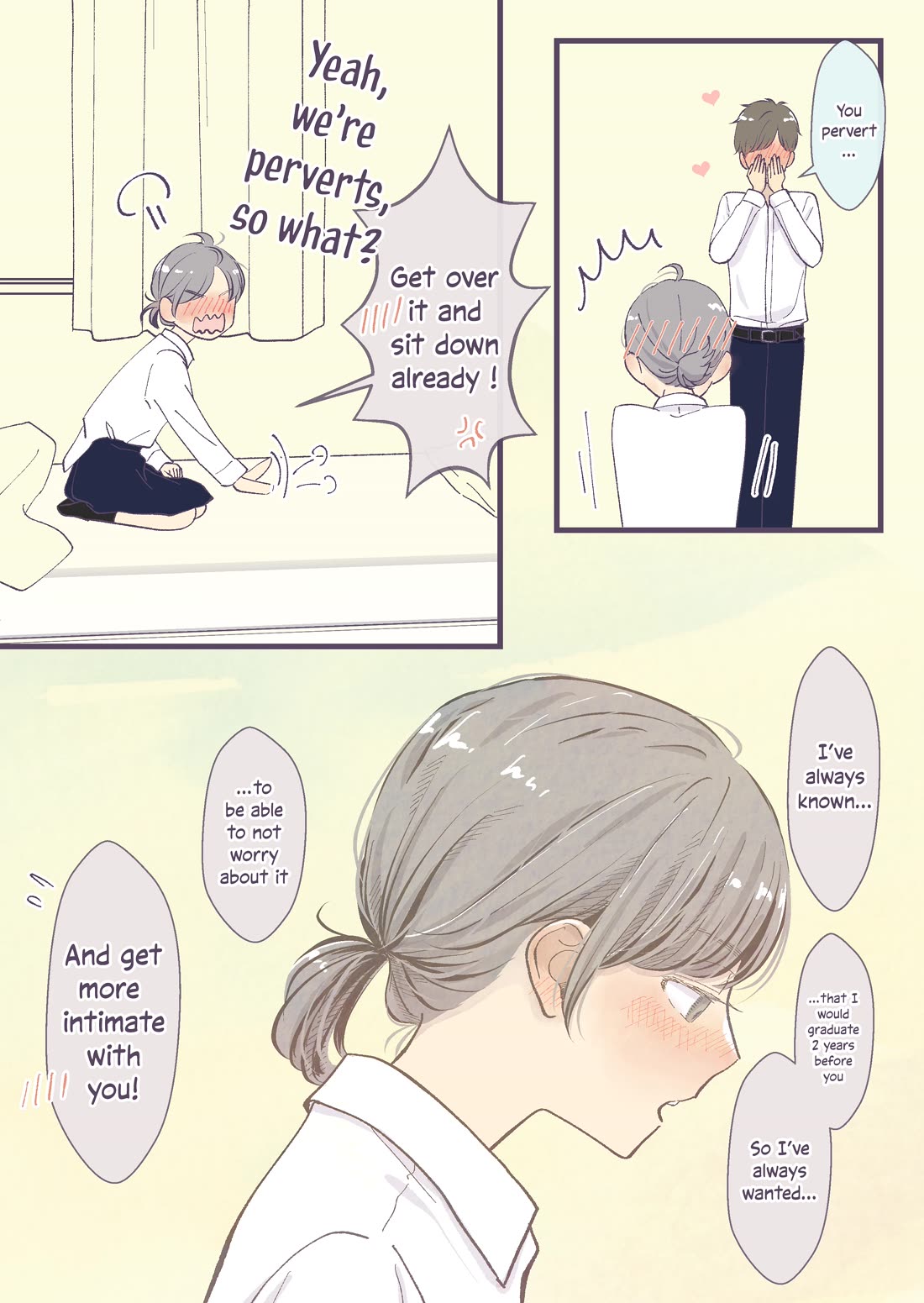 A Two-Year Age Gap Between Childhood Friends Chapter 13.3 page 9 - Chapter 13.3: High School Arc (First Time) Part 3