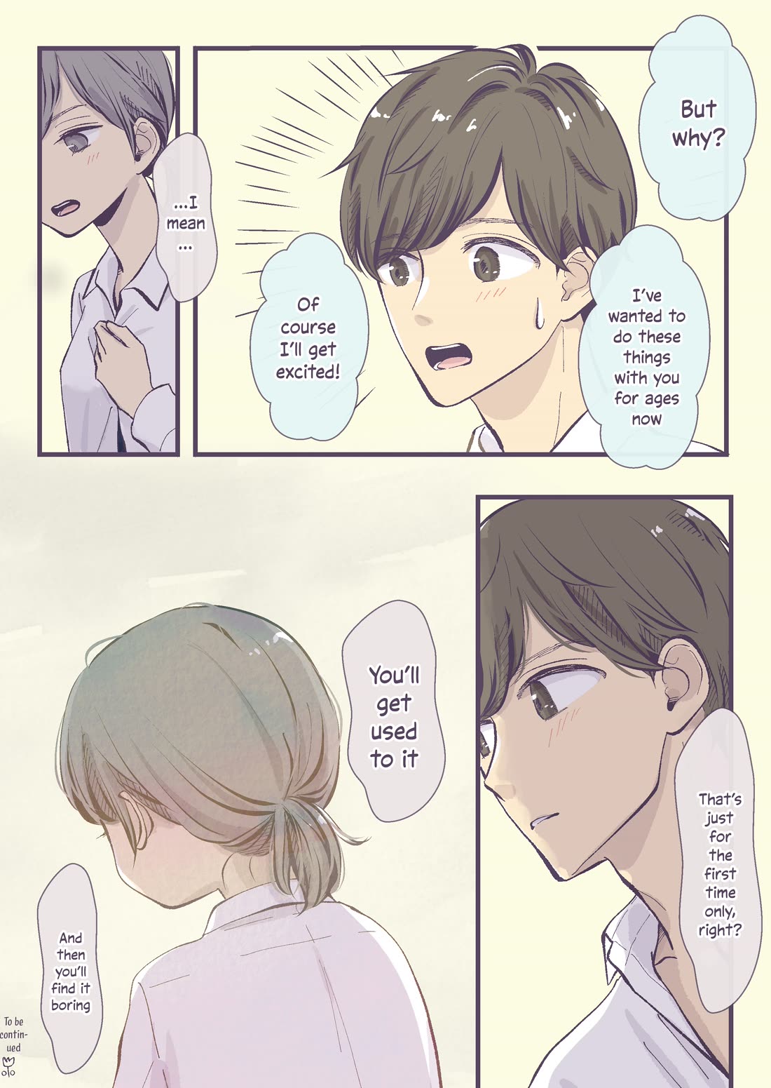 A Two-Year Age Gap Between Childhood Friends Chapter 13.4 page 4 - Chapter 13.4: High School Arc (First Time) Part 4