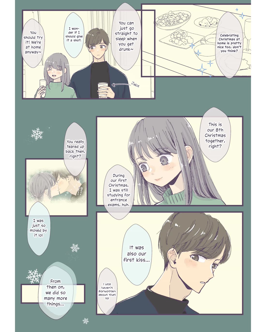 A Two-Year Age Gap Between Childhood Friends Chapter 30.5 page 1 - Chapter 30.5: Working Adult Arc Part 3 "Christmas"