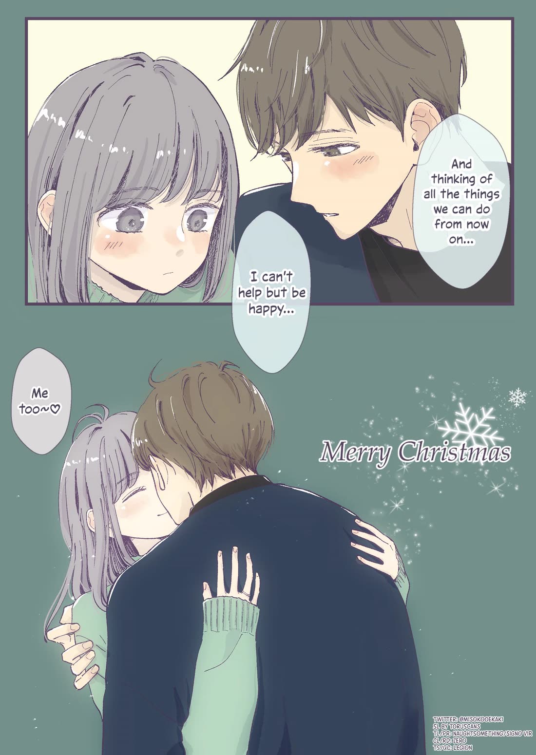 A Two-Year Age Gap Between Childhood Friends Chapter 30.5 page 2 - Chapter 30.5: Working Adult Arc Part 3 "Christmas"