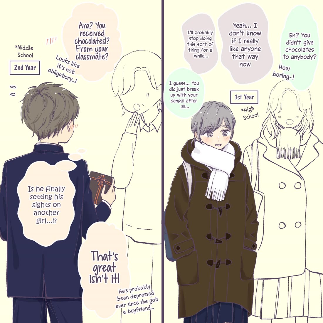 A Two-Year Age Gap Between Childhood Friends Chapter 34 page 4 - Chapter 34: Working Adult Arc Part 7 “Valentines”