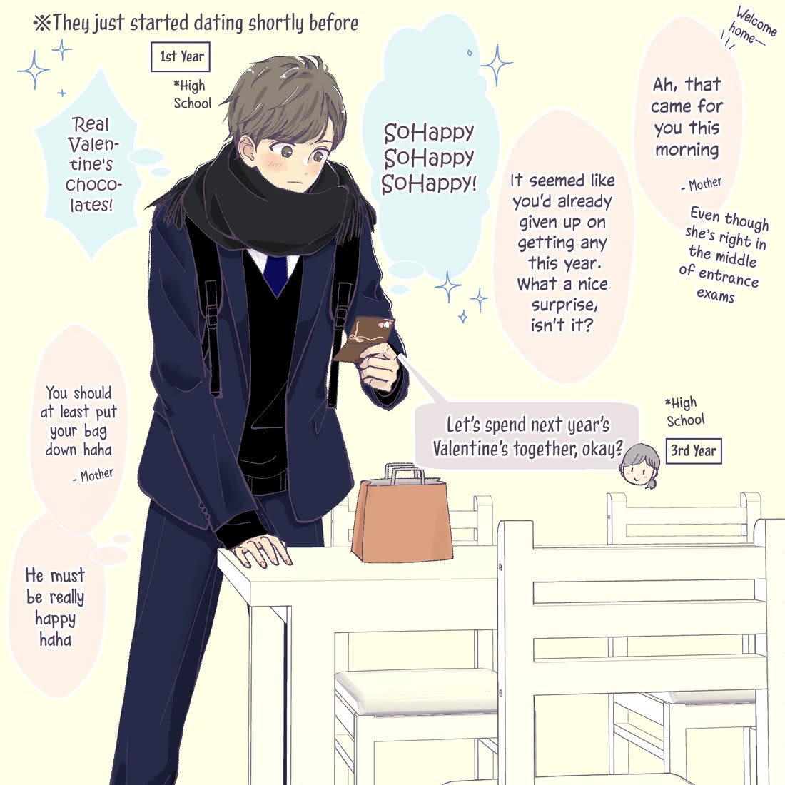 A Two-Year Age Gap Between Childhood Friends Chapter 34 page 5 - Chapter 34: Working Adult Arc Part 7 “Valentines”