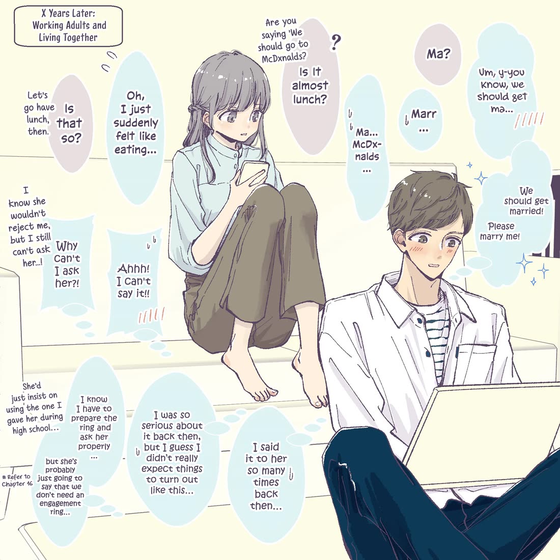 A Two-Year Age Gap Between Childhood Friends Chapter 39 page 2 - Chapter 39: Proposal Part 1