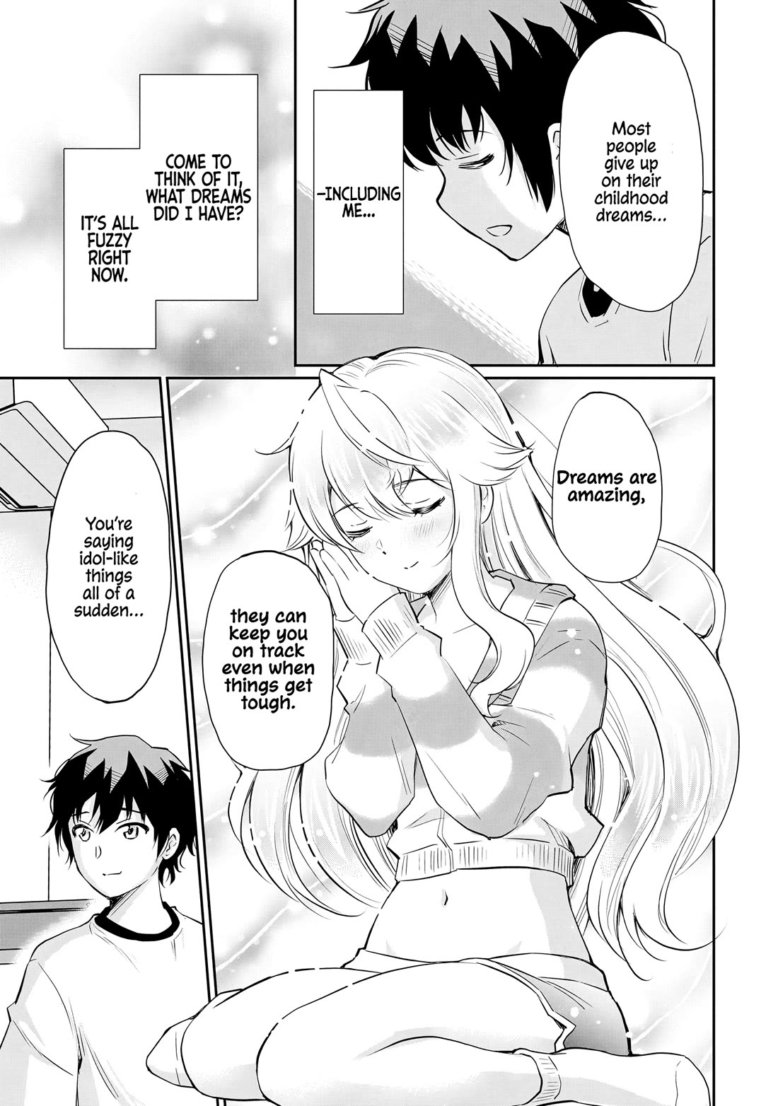 A Very Popular Idol Classmate Has Taken a Liking to Me, A Person Who Doesn’t Want to Work for my Whole Life Chapter 13 page 14 - Chapter 13: The Start Of A Dream.