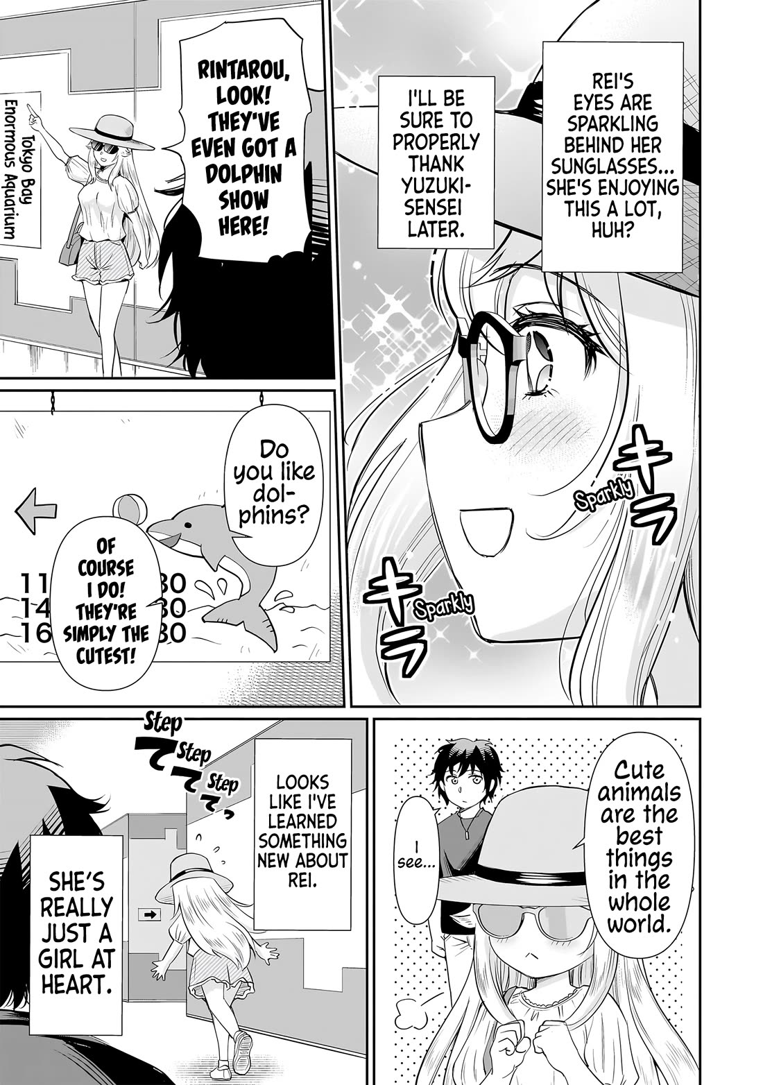 A Very Popular Idol Classmate Has Taken a Liking to Me, A Person Who Doesn’t Want to Work for my Whole Life Chapter 18 page 10 - Chapter 18: Aquarium Date
