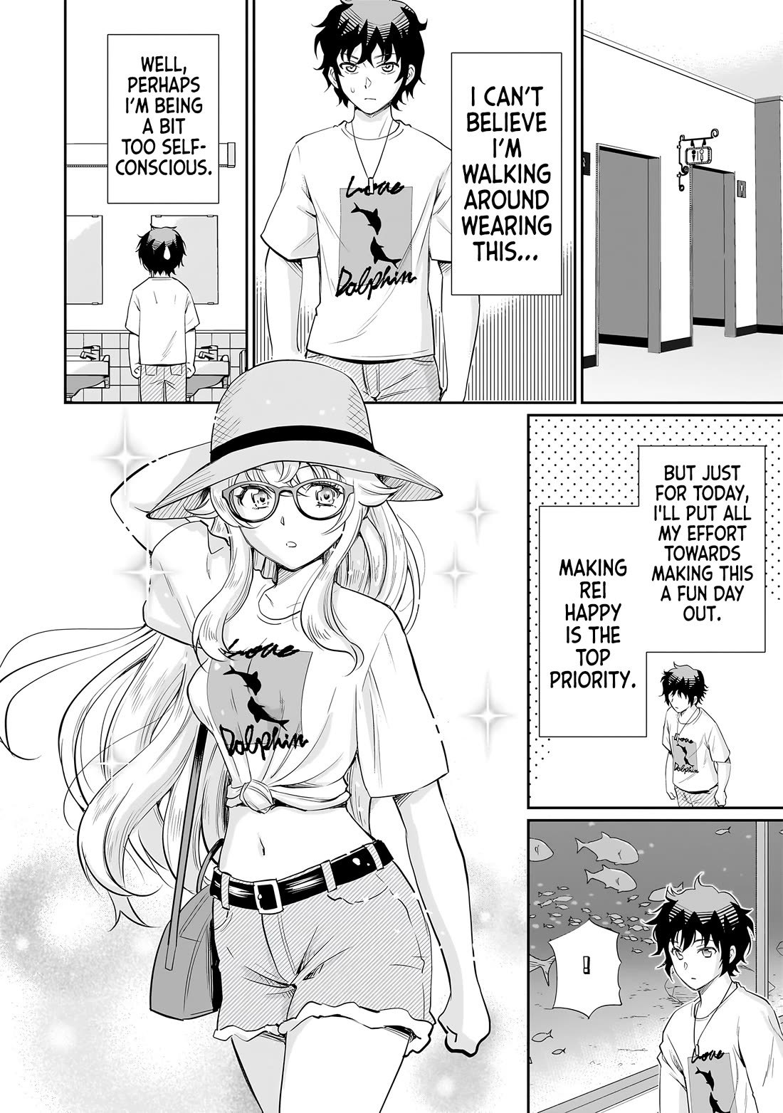 A Very Popular Idol Classmate Has Taken a Liking to Me, A Person Who Doesn’t Want to Work for my Whole Life Chapter 18 page 19 - Chapter 18: Aquarium Date