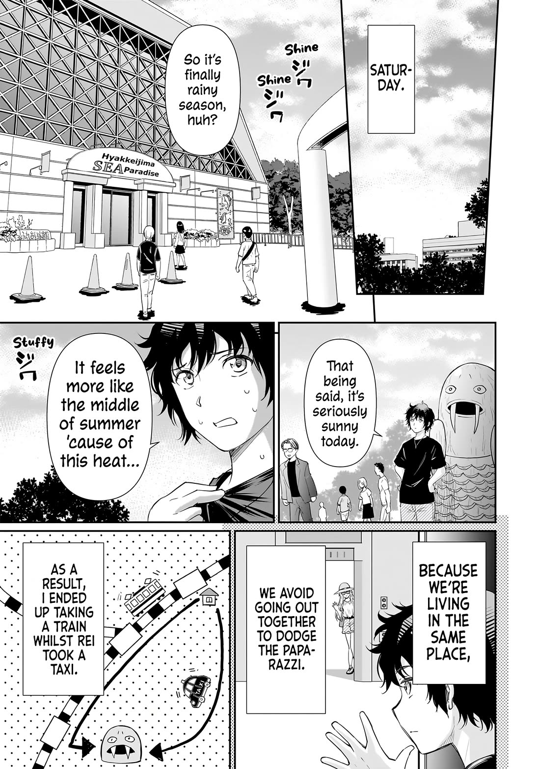 A Very Popular Idol Classmate Has Taken a Liking to Me, A Person Who Doesn’t Want to Work for my Whole Life Chapter 18 page 4 - Chapter 18: Aquarium Date