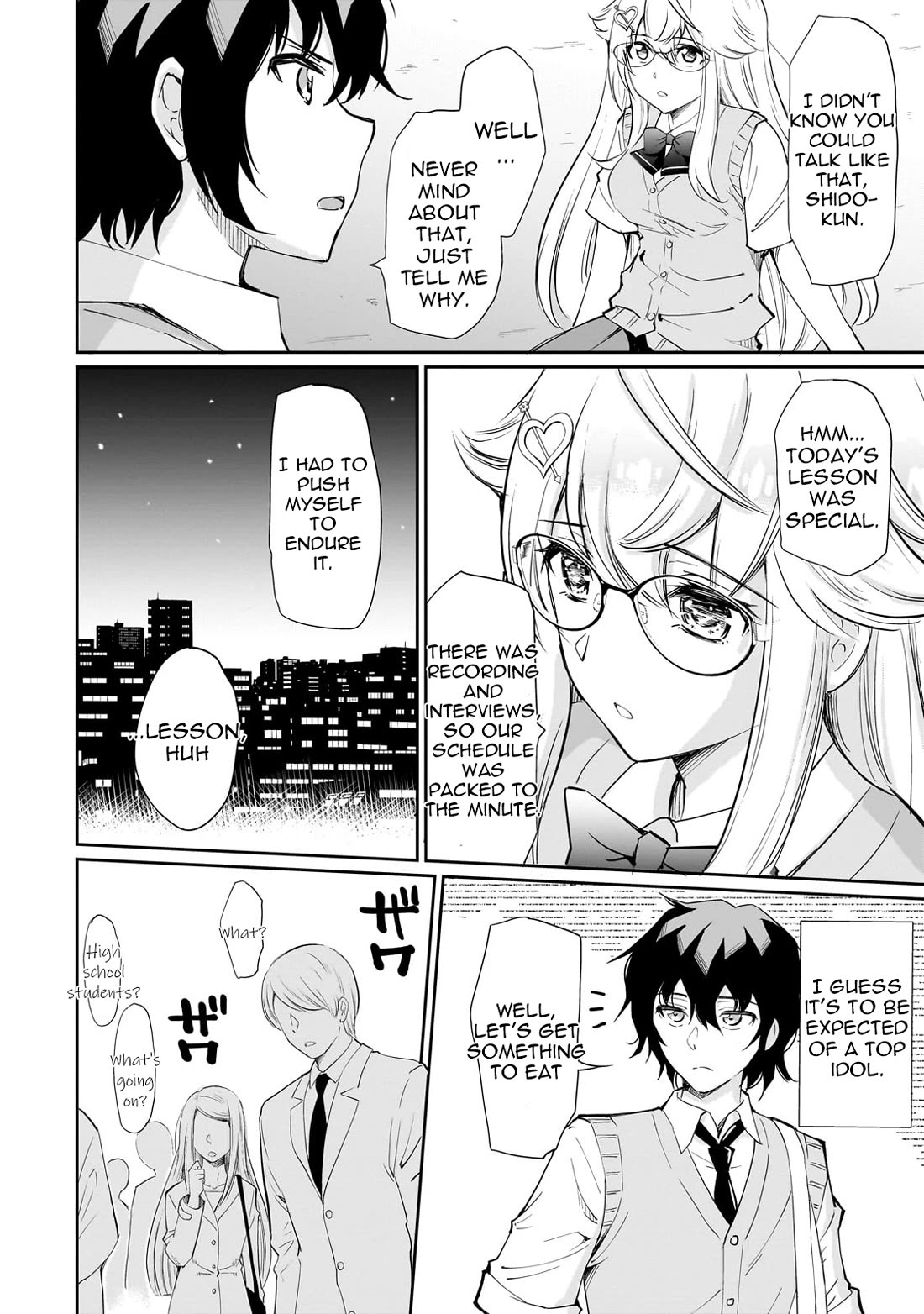 A Very Popular Idol Classmate Has Taken a Liking to Me, A Person Who Doesn’t Want to Work for my Whole Life Chapter 2 page 2 - Chapter 2: The Hungry Idol②