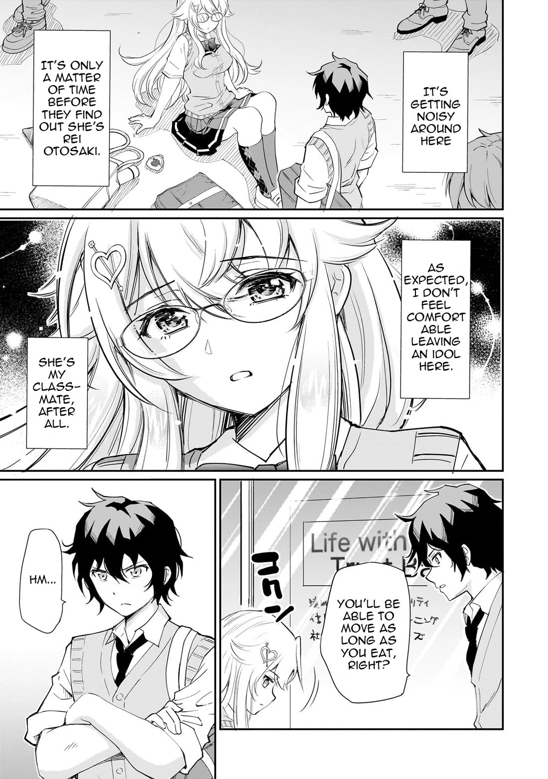A Very Popular Idol Classmate Has Taken a Liking to Me, A Person Who Doesn’t Want to Work for my Whole Life Chapter 2 page 3 - Chapter 2: The Hungry Idol②