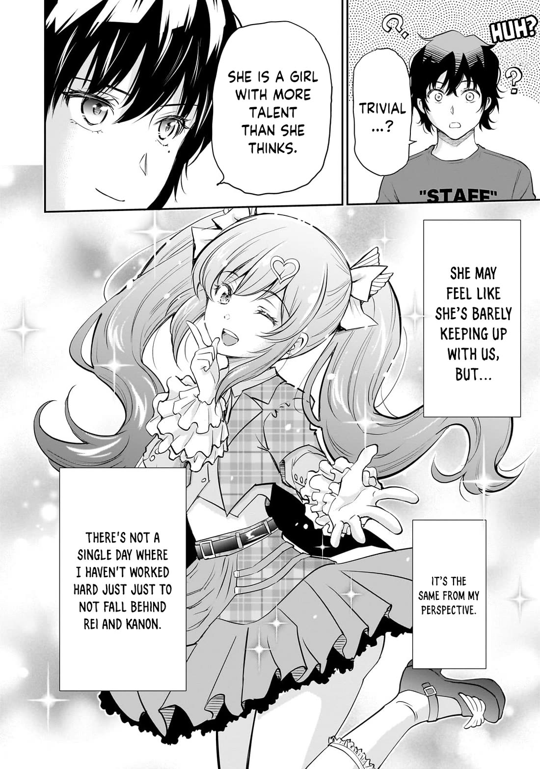 A Very Popular Idol Classmate Has Taken a Liking to Me, A Person Who Doesn’t Want to Work for my Whole Life Chapter 24 page 13 - Chapter 24: An awkward smile