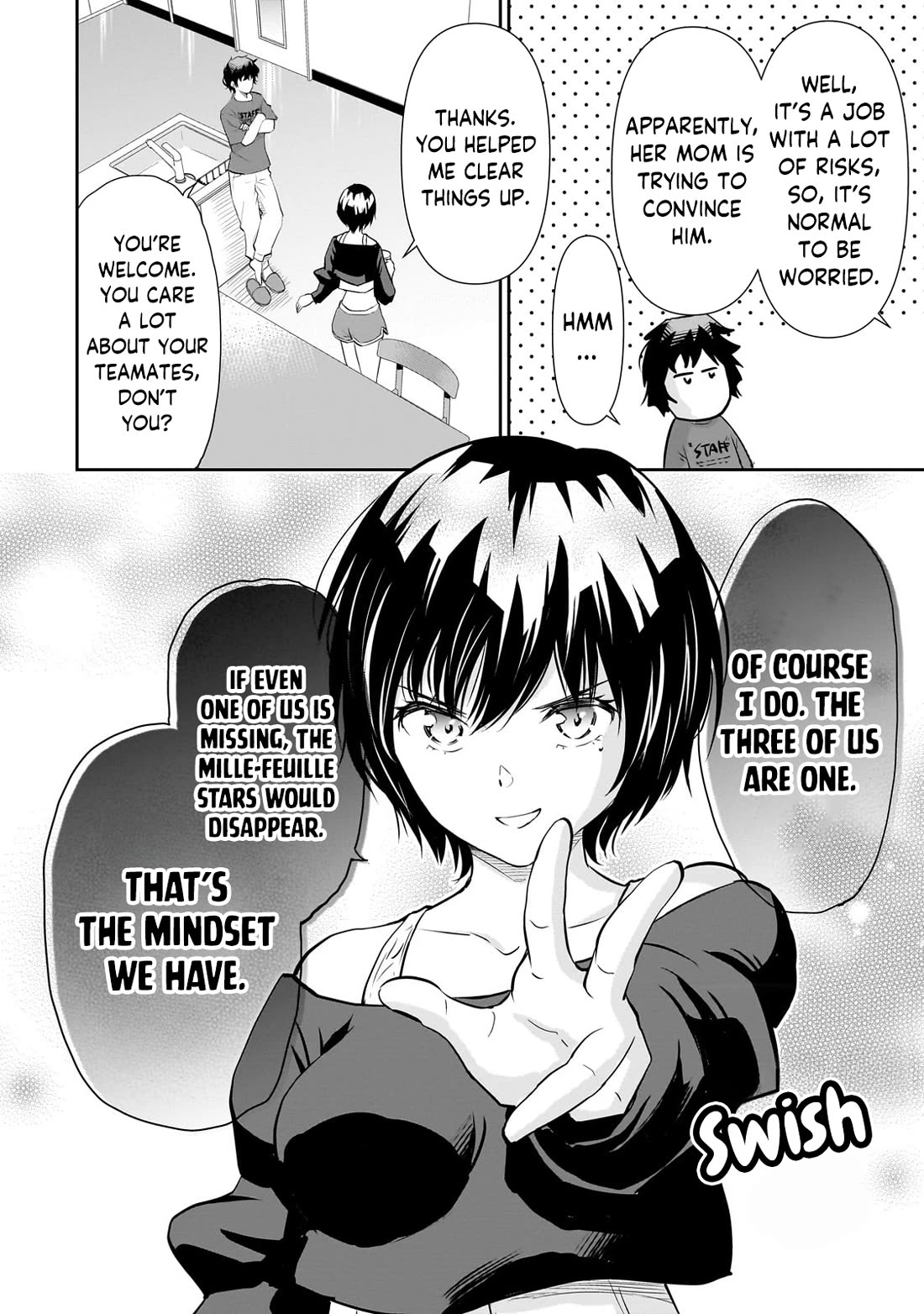 A Very Popular Idol Classmate Has Taken a Liking to Me, A Person Who Doesn’t Want to Work for my Whole Life Chapter 24 page 17 - Chapter 24: An awkward smile