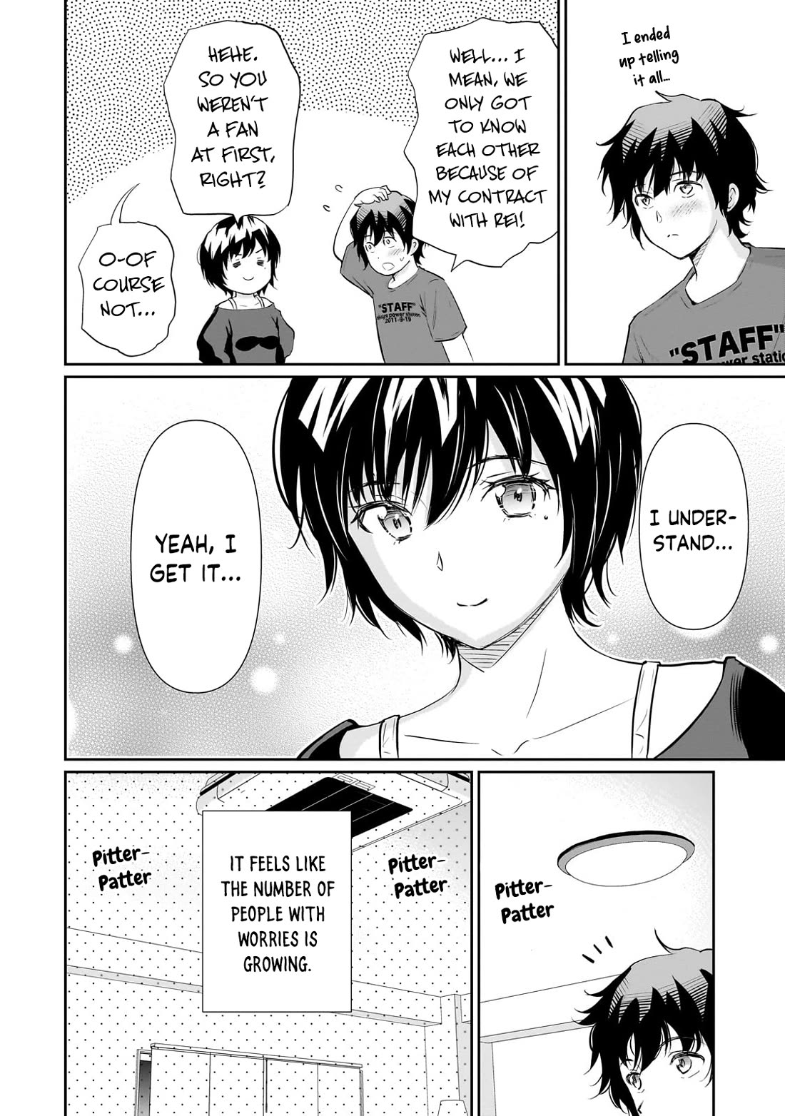 A Very Popular Idol Classmate Has Taken a Liking to Me, A Person Who Doesn’t Want to Work for my Whole Life Chapter 24 page 23 - Chapter 24: An awkward smile