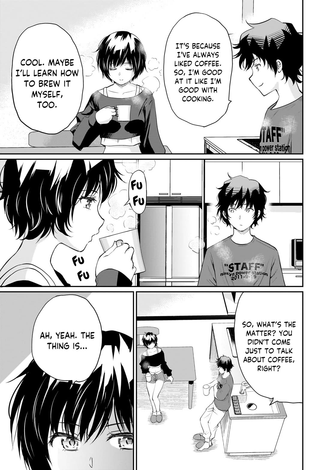 A Very Popular Idol Classmate Has Taken a Liking to Me, A Person Who Doesn’t Want to Work for my Whole Life Chapter 24 page 8 - Chapter 24: An awkward smile