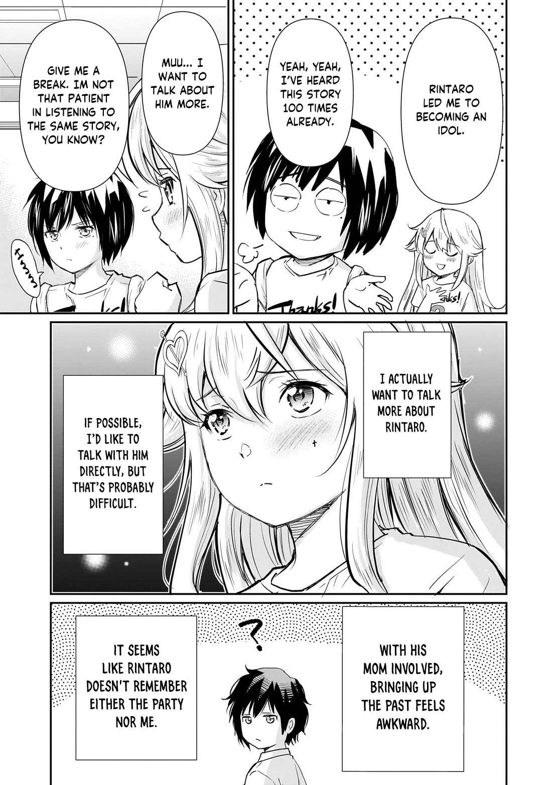 A Very Popular Idol Classmate Has Taken a Liking to Me, A Person Who Doesn’t Want to Work for my Whole Life Chapter 30 page 16 - Chapter 30: Could we at least talk in peace after all that...?