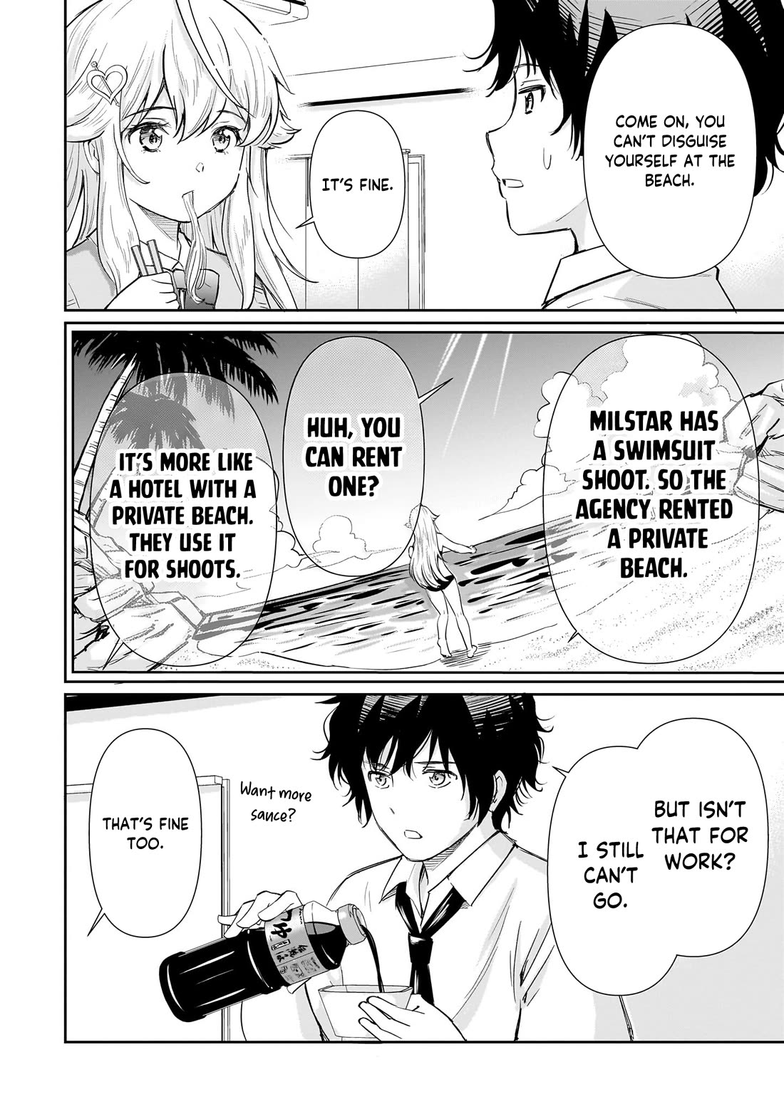 A Very Popular Idol Classmate Has Taken a Liking to Me, A Person Who Doesn’t Want to Work for my Whole Life Chapter 30 page 31 - Chapter 30: Could we at least talk in peace after all that...?