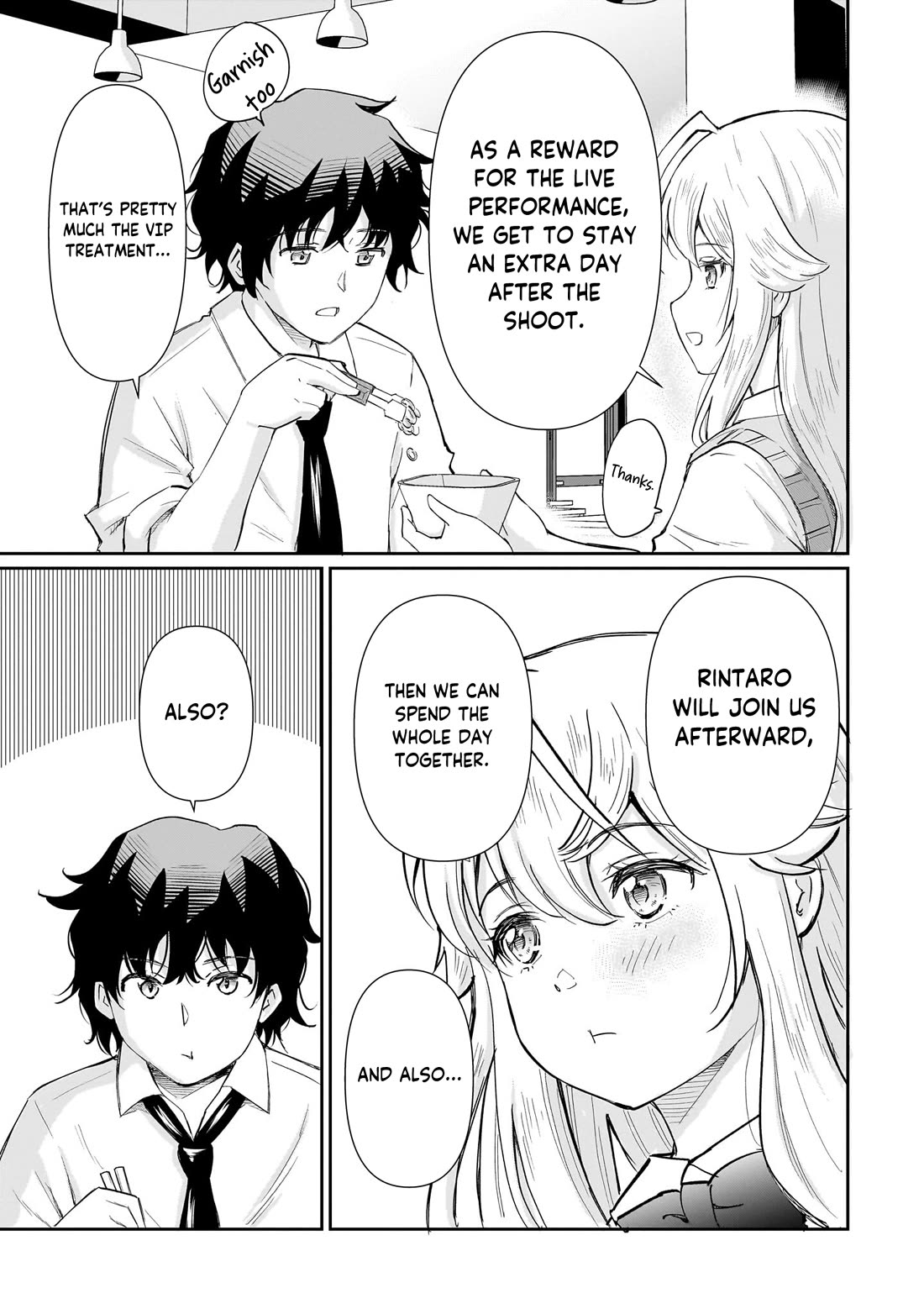 A Very Popular Idol Classmate Has Taken a Liking to Me, A Person Who Doesn’t Want to Work for my Whole Life Chapter 30 page 32 - Chapter 30: Could we at least talk in peace after all that...?
