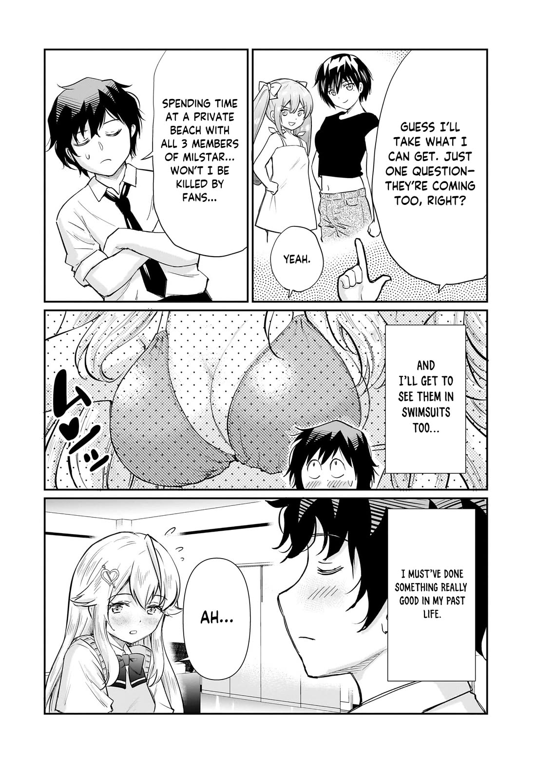 A Very Popular Idol Classmate Has Taken a Liking to Me, A Person Who Doesn’t Want to Work for my Whole Life Chapter 30 page 37 - Chapter 30: Could we at least talk in peace after all that...?