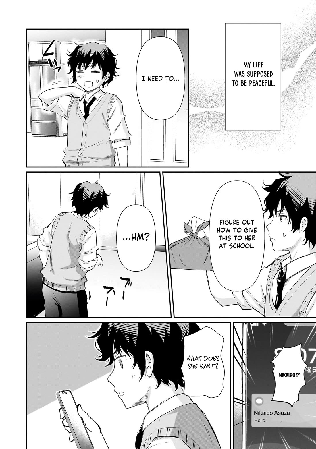 A Very Popular Idol Classmate Has Taken a Liking to Me, A Person Who Doesn’t Want to Work for my Whole Life Chapter 30 page 41 - Chapter 30: Could we at least talk in peace after all that...?