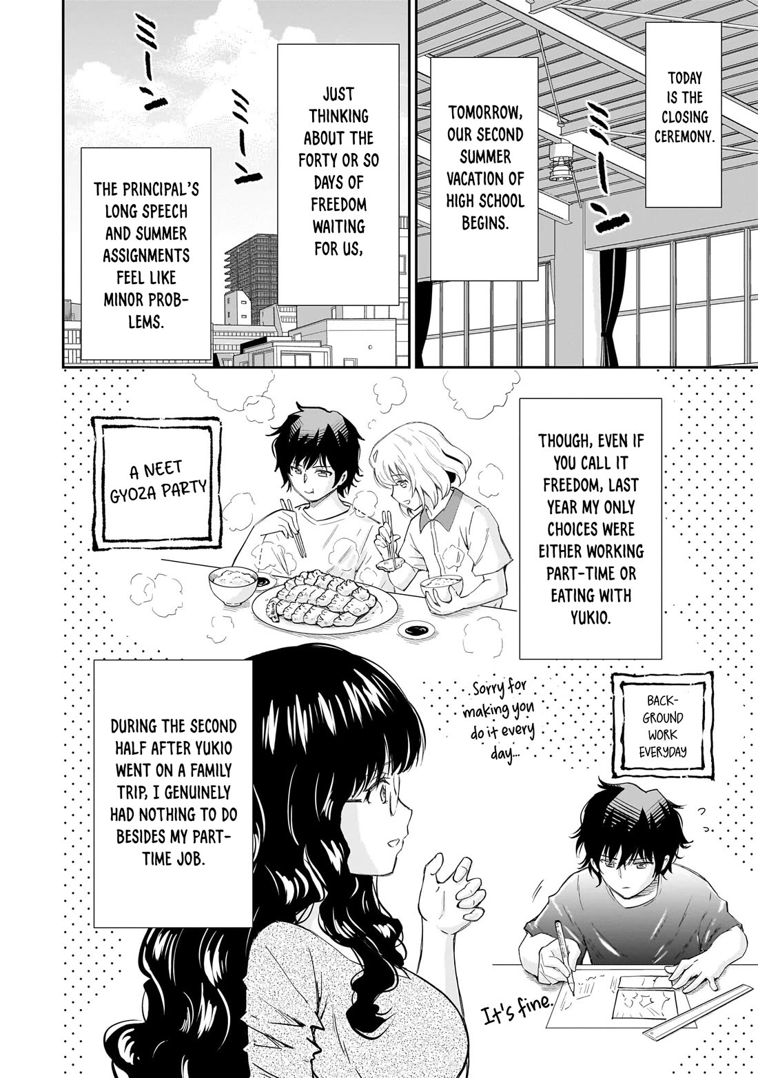 A Very Popular Idol Classmate Has Taken a Liking to Me, A Person Who Doesn’t Want to Work for my Whole Life Chapter 31 page 5 - Chapter 31: Nothing to say... Yuki