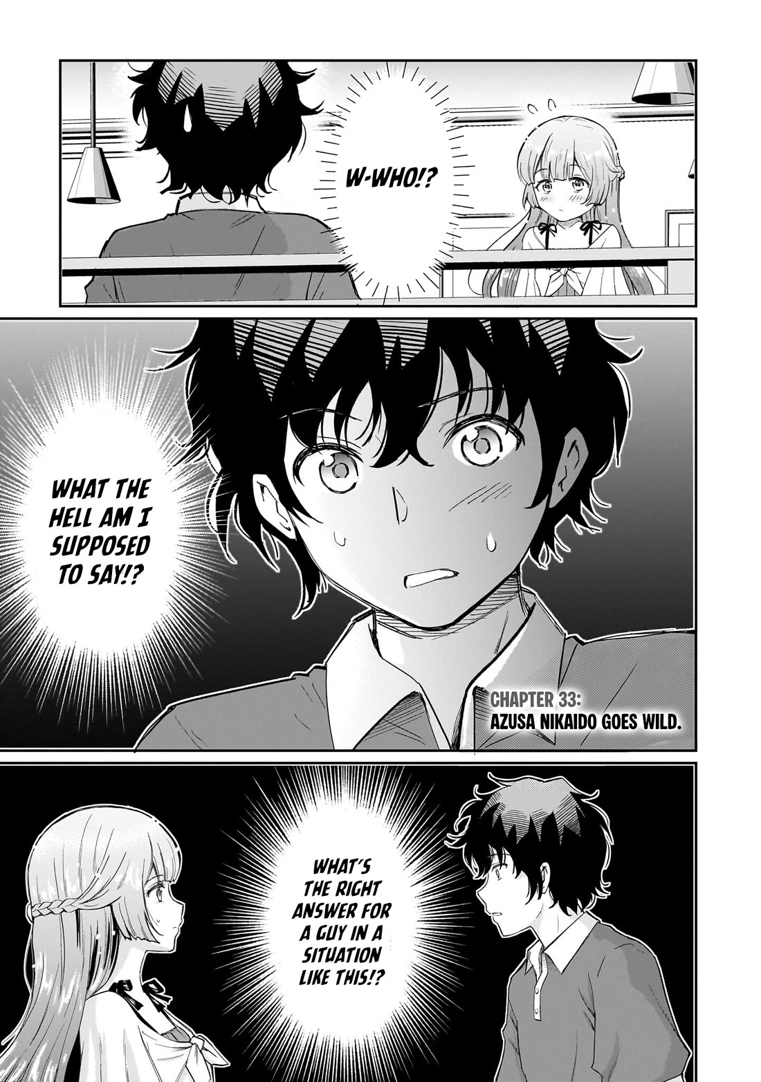 A Very Popular Idol Classmate Has Taken a Liking to Me, A Person Who Doesn’t Want to Work for my Whole Life Chapter 33 page 4 - Chapter 33: Nikaido Azusa goes wild