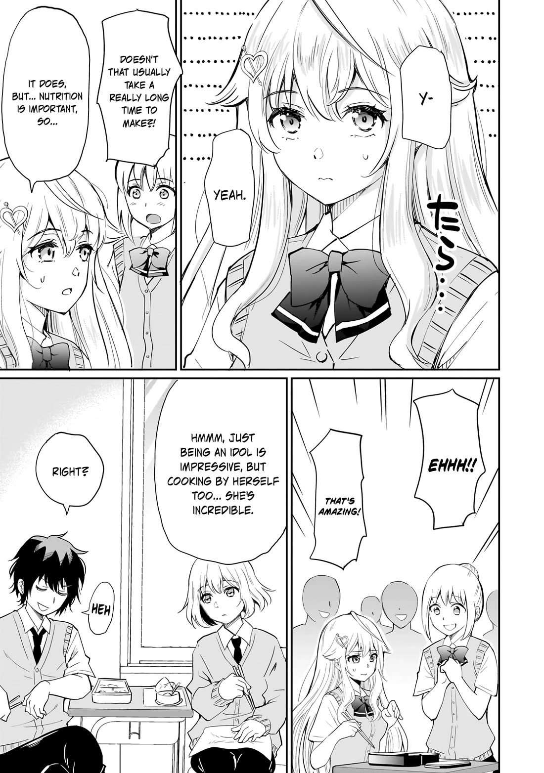 A Very Popular Idol Classmate Has Taken a Liking to Me, A Person Who Doesn’t Want to Work for my Whole Life Chapter 6 page 19 - Chapter 6: Those who know the secret.