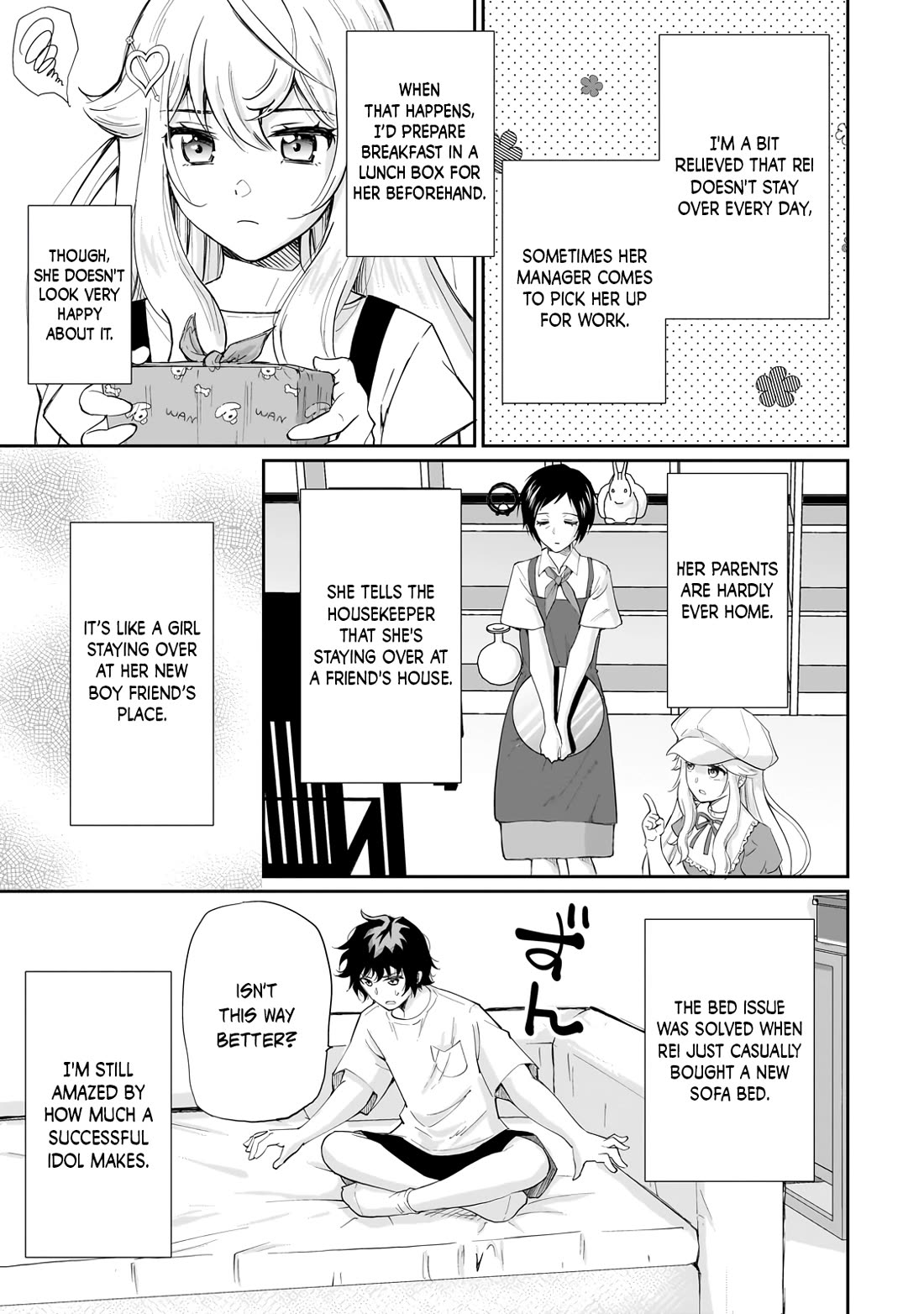 A Very Popular Idol Classmate Has Taken a Liking to Me, A Person Who Doesn’t Want to Work for my Whole Life Chapter 6 page 7 - Chapter 6: Those who know the secret.