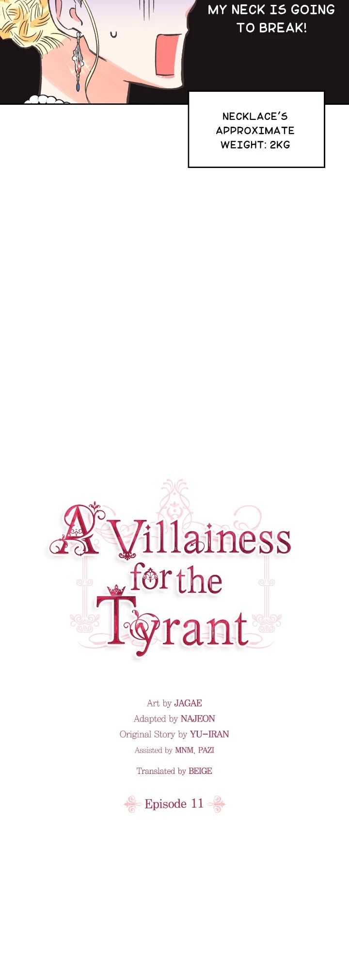 A Villainess for the Tyrant Chapter 11 page 2 - Chapter 11