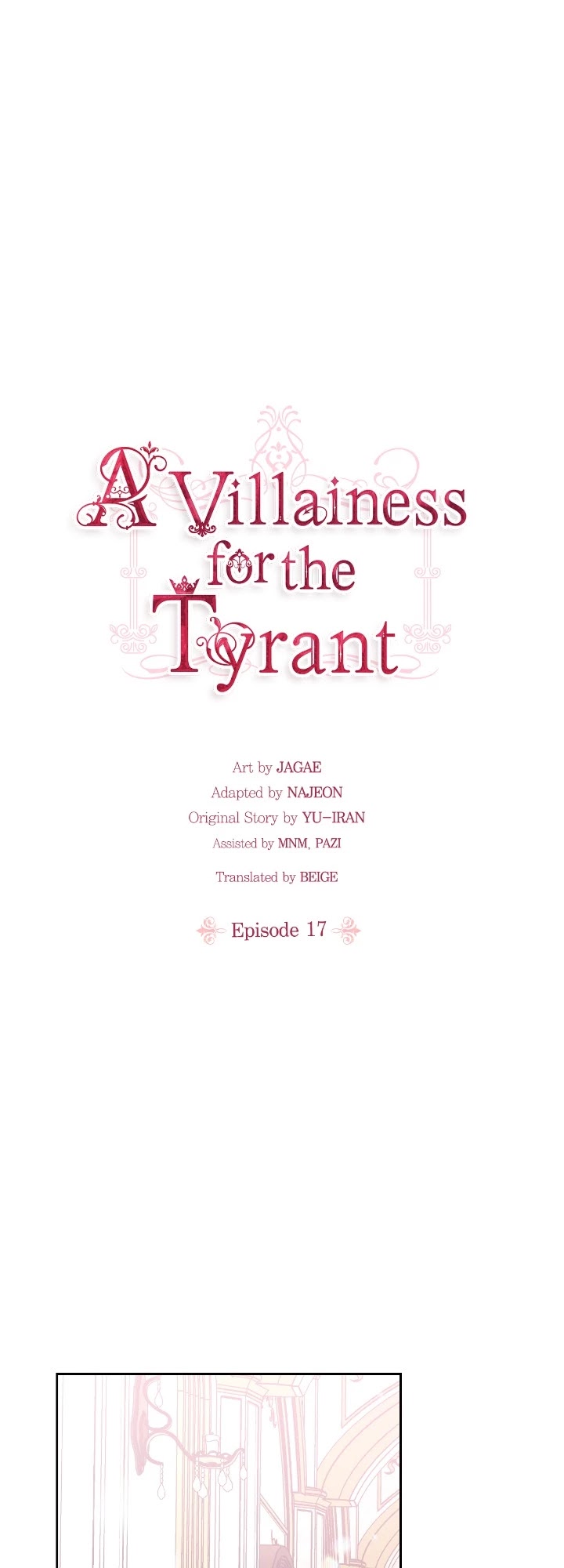 A Villainess for the Tyrant Chapter 17 page 1 - Chapter 17