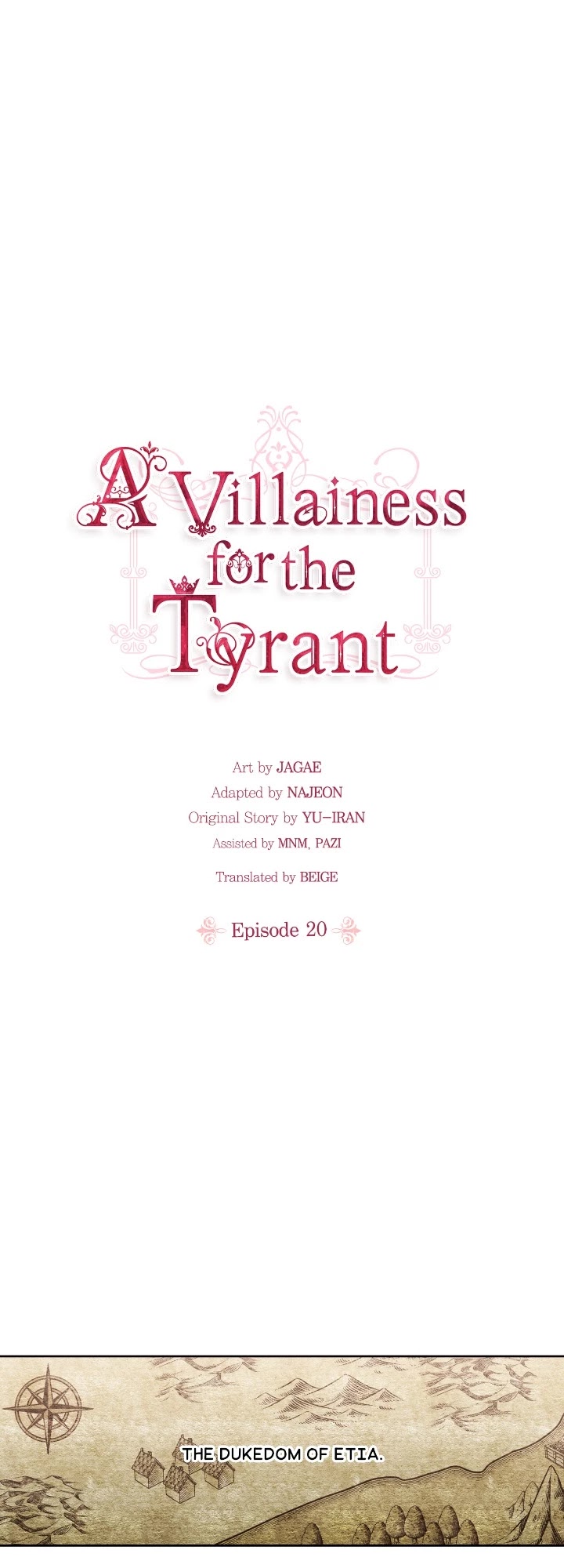 A Villainess for the Tyrant Chapter 20 page 1 - Chapter 20