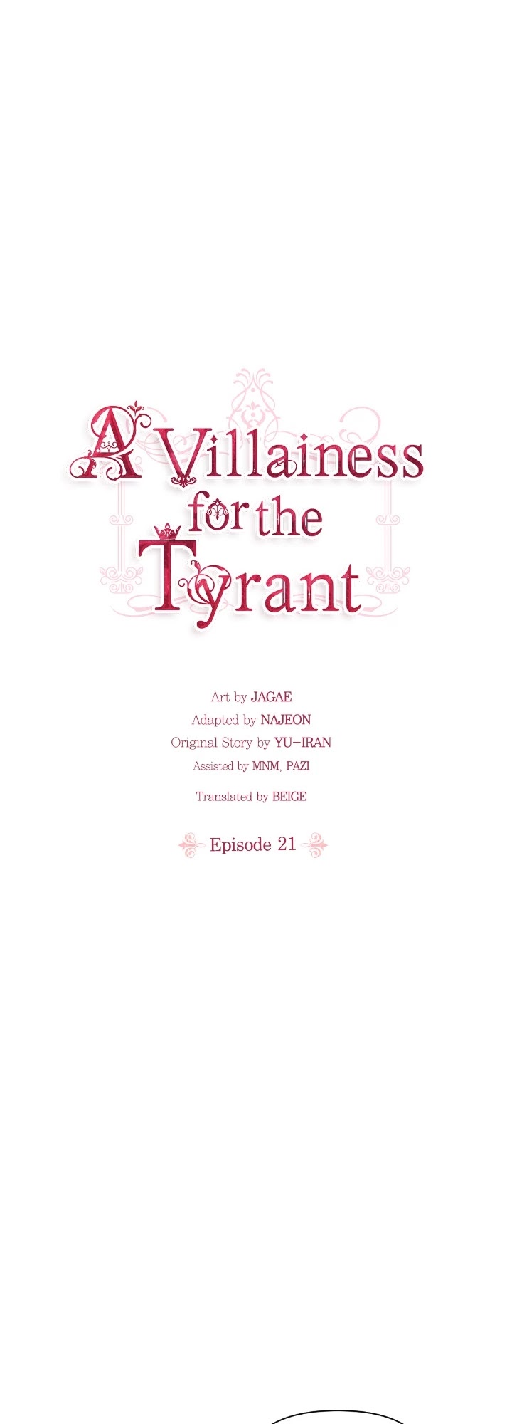 A Villainess for the Tyrant Chapter 21 page 1 - Chapter 21