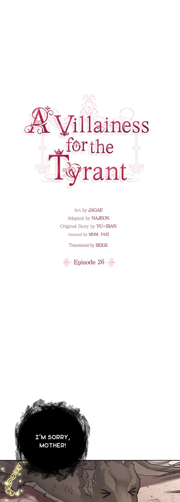 A Villainess for the Tyrant Chapter 26 page 1 - Chapter 26