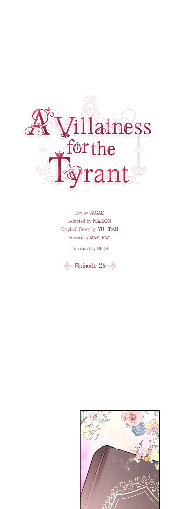A Villainess for the Tyrant Chapter 28 page 1 - Chapter 28