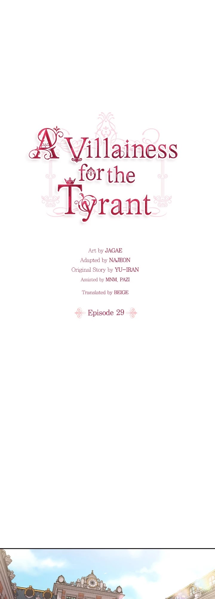 A Villainess for the Tyrant Chapter 29 page 1 - Chapter 29