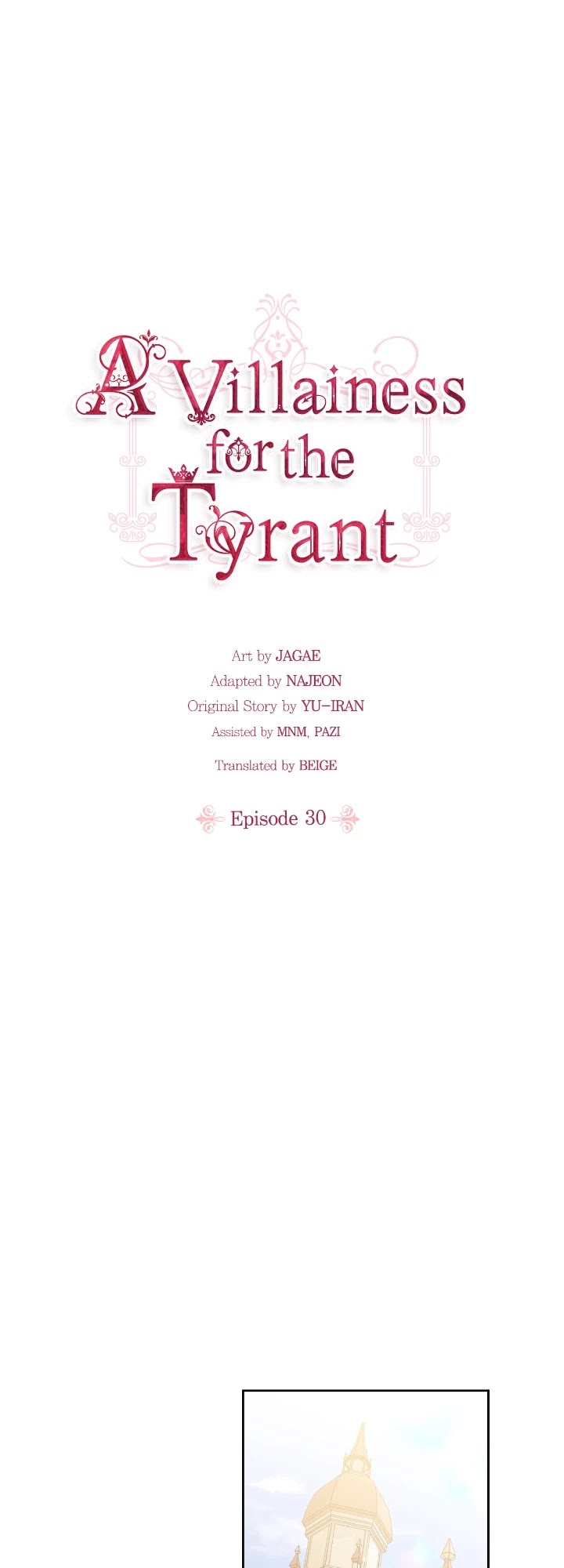 A Villainess for the Tyrant Chapter 30 page 1 - Chapter 30